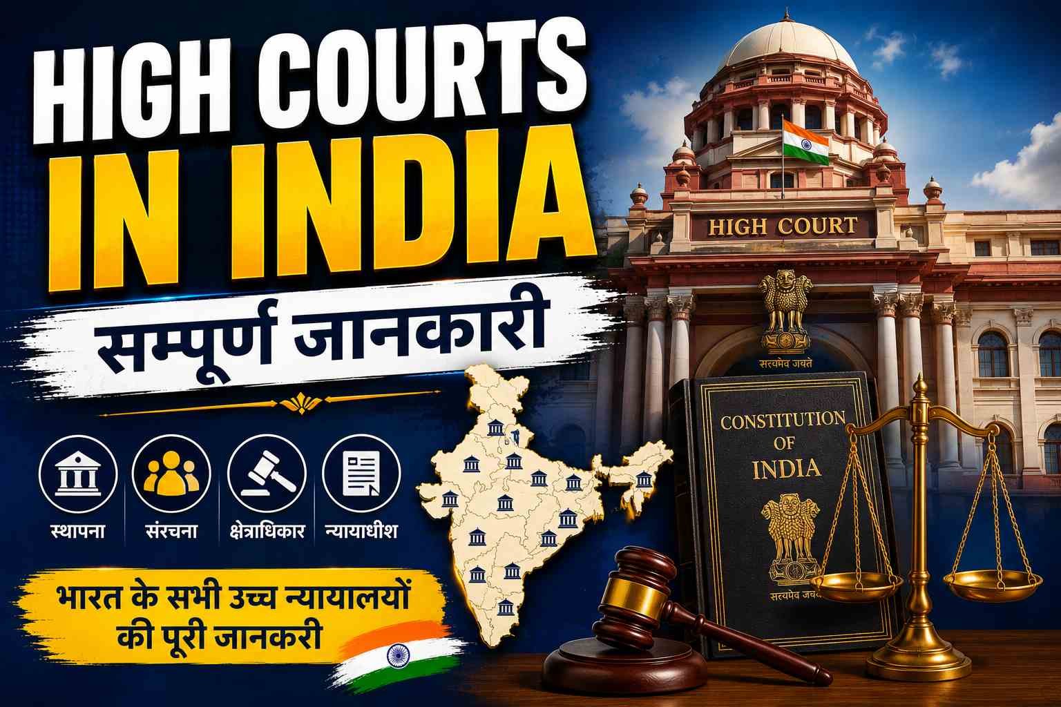High Courts in India – सम्पूर्ण जानकारी